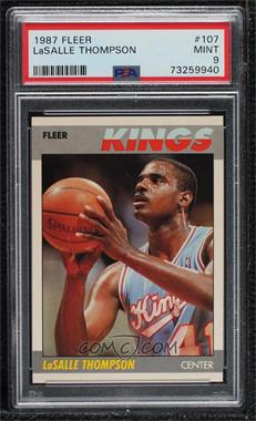 1987-88 Fleer - [Base] #107 - LaSalle Thompson [PSA 9 MINT]