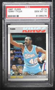 1987-88 Fleer - [Base] #114 - Terry Tyler [PSA 10 GEM MT]