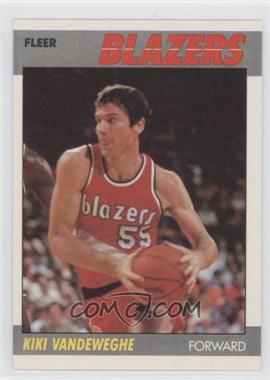 1987-88 Fleer - [Base] #116 - Kiki Vandeweghe