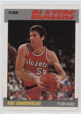 1987-88 Fleer - [Base] #116 - Kiki Vandeweghe