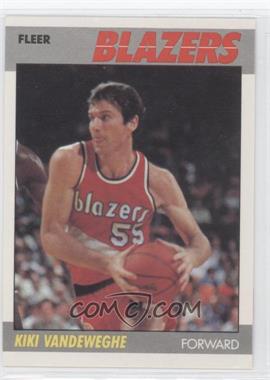 1987-88 Fleer - [Base] #116 - Kiki Vandeweghe