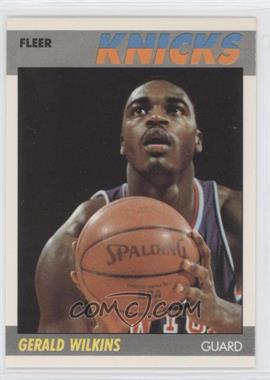 1987-88 Fleer - [Base] #119 - Gerald Wilkins