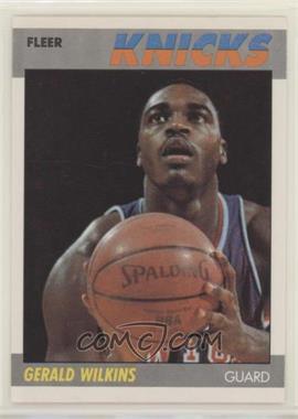 1987-88 Fleer - [Base] #119 - Gerald Wilkins