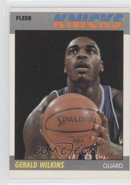 1987-88 Fleer - [Base] #119 - Gerald Wilkins