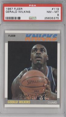 1987-88 Fleer - [Base] #119 - Gerald Wilkins [PSA 8 NM‑MT]