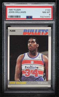 1987-88 Fleer - [Base] #122 - John Williams [PSA 8 NM‑MT]