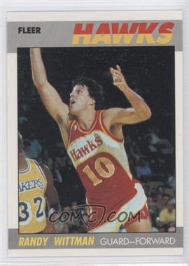 1987-88 Fleer - [Base] #126 - Randy Wittman