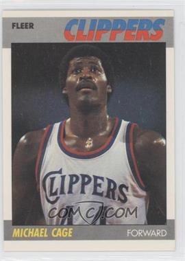 1987-88 Fleer - [Base] #15 - Michael Cage