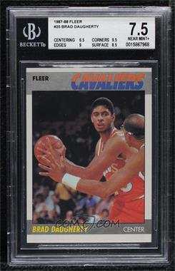 1987-88 Fleer - [Base] #25 - Brad Daugherty [BGS 7.5 NEAR MINT+]