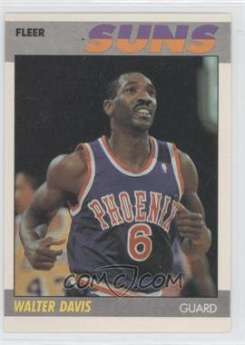 1987-88 Fleer - [Base] #26 - Walter Davis