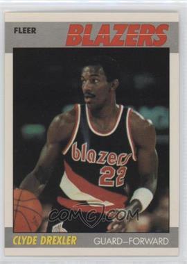 1987-88 Fleer - [Base] #30 - Clyde Drexler