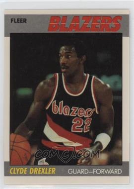 1987-88 Fleer - [Base] #30 - Clyde Drexler [Good to VG‑EX]