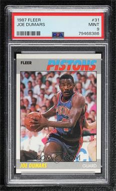 1987-88 Fleer - [Base] #31 - Joe Dumars [PSA 9 MINT]