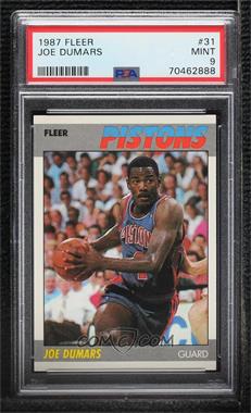 1987-88 Fleer - [Base] #31 - Joe Dumars [PSA 9 MINT]