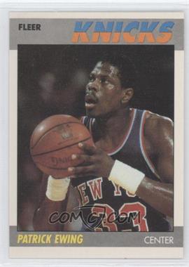 1987-88 Fleer - [Base] #37 - Patrick Ewing