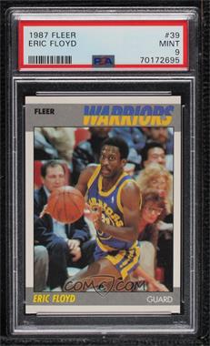 1987-88 Fleer - [Base] #39 - Eric Floyd [PSA 9 MINT]