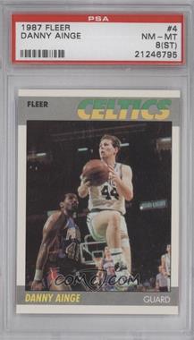 1987-88 Fleer - [Base] #4 - Danny Ainge [PSA 8 NM‑MT (ST)]