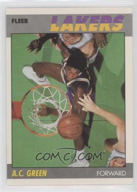 1987-88 Fleer - [Base] #42 - A.C. Green