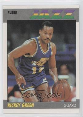 1987-88 Fleer - [Base] #43 - Rickey Green