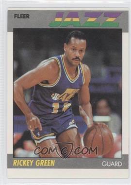 1987-88 Fleer - [Base] #43 - Rickey Green