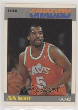 1987-88 Fleer - [Base] #5 - John Bagley