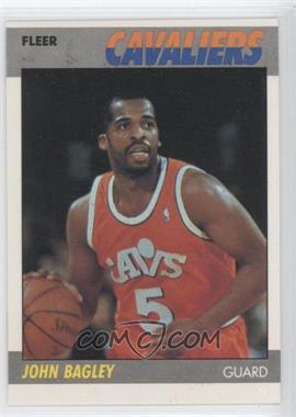 1987-88 Fleer - [Base] #5 - John Bagley