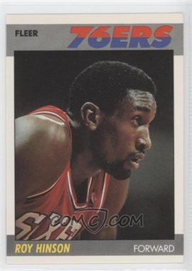 1987-88 Fleer - [Base] #51 - Roy Hinson