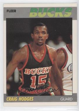 1987-88 Fleer - [Base] #52 - Craig Hodges