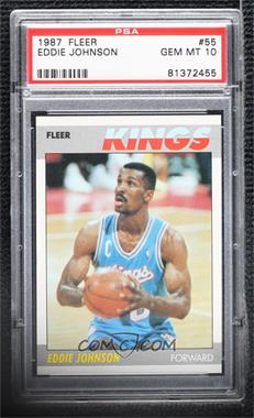 1987-88 Fleer - [Base] #55 - Eddie Johnson [PSA 10 GEM MT]