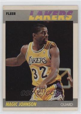 1987-88 Fleer - [Base] #56 - Magic Johnson [Good to VG‑EX]