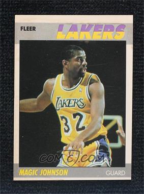 1987-88 Fleer - [Base] #56 - Magic Johnson [Good to VG‑EX]