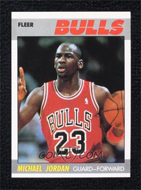 1987-88 Fleer - [Base] #59 - Michael Jordan [EX to NM]