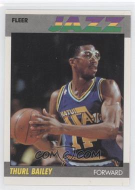 1987-88 Fleer - [Base] #6 - Thurl Bailey