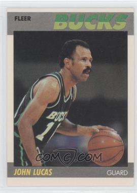 1987-88 Fleer - [Base] #66 - John Lucas