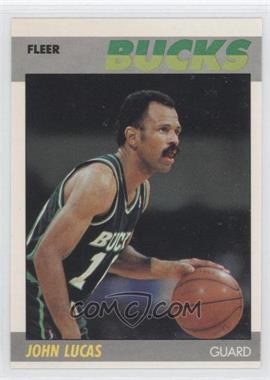 1987-88 Fleer - [Base] #66 - John Lucas