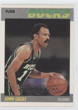 1987-88 Fleer - [Base] #66 - John Lucas