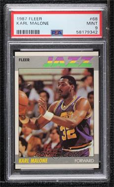 1987-88 Fleer - [Base] #68 - Karl Malone [PSA 9 MINT]