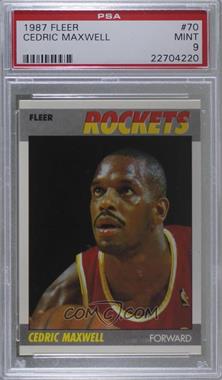 1987-88 Fleer - [Base] #70 - Cedric Maxwell [PSA 9 MINT]