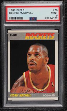 1987-88 Fleer - [Base] #70 - Cedric Maxwell [PSA 9 MINT]