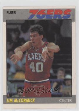 1987-88 Fleer - [Base] #71 - Tim McCormick [EX to NM]