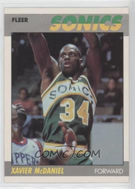 1987-88 Fleer - [Base] #73 - Xavier McDaniel