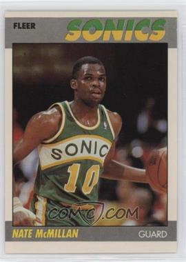 1987-88 Fleer - [Base] #75 - Nate McMillan