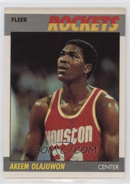 1987-88 Fleer - [Base] #80 - Hakeem Olajuwon