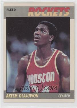 1987-88 Fleer - [Base] #80 - Hakeem Olajuwon