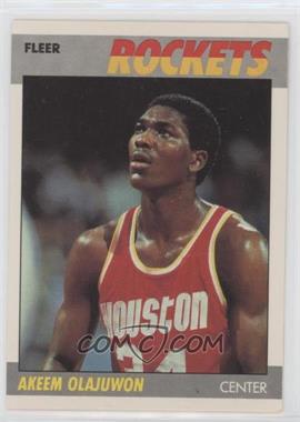 1987-88 Fleer - [Base] #80 - Hakeem Olajuwon