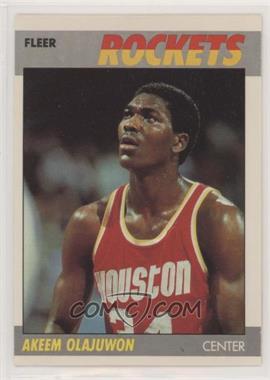 1987-88 Fleer - [Base] #80 - Hakeem Olajuwon