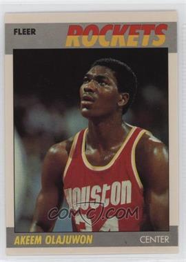 1987-88 Fleer - [Base] #80 - Hakeem Olajuwon