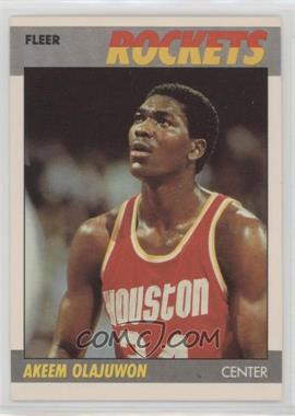 1987-88 Fleer - [Base] #80 - Hakeem Olajuwon