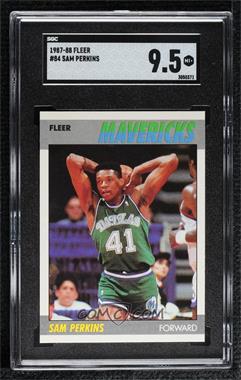 1987-88 Fleer - [Base] #84 - Sam Perkins [SGC 9.5 Mint+]