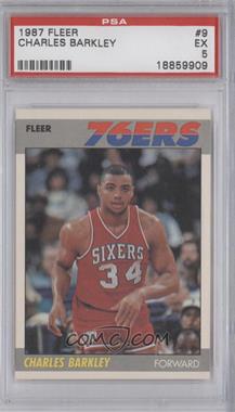 1987-88 Fleer - [Base] #9 - Charles Barkley [PSA 5 EX]